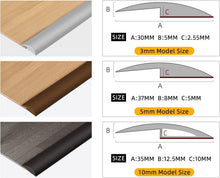 Load image into Gallery viewer, Minimalist Gray Floor Edging Strip - Self-Adhesive Transition for 9-10MM Heights