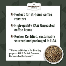 Load image into Gallery viewer, Versatile Unroasted Colombian Decaf Coffee Beans - Roast to Perfection, 80 Oz