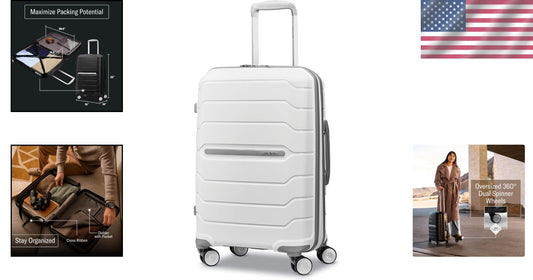 Futuristic 21-Inch Expandable Hardside Luggage with Spinner Wheels - Freeform