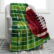 Load image into Gallery viewer, Versatile Football Blanket for Home and Travel - Lightweight &amp; Machine Washable