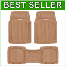 Load image into Gallery viewer, FlexToughXL Heavy-Duty Floor Mats - Universal Fit for Cars &amp; SUVs - Beige
