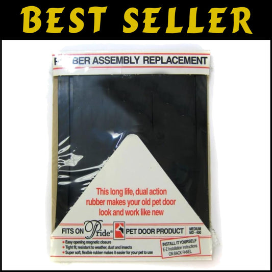 Extra-Large Plastic Pet Door with Durable Magnetic Flap - Perfect for Large Dogs