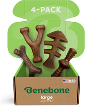 Load image into Gallery viewer, Flavor-Packed Large 4-Pack Dog Chew Toys - Perfect for Active Chewers