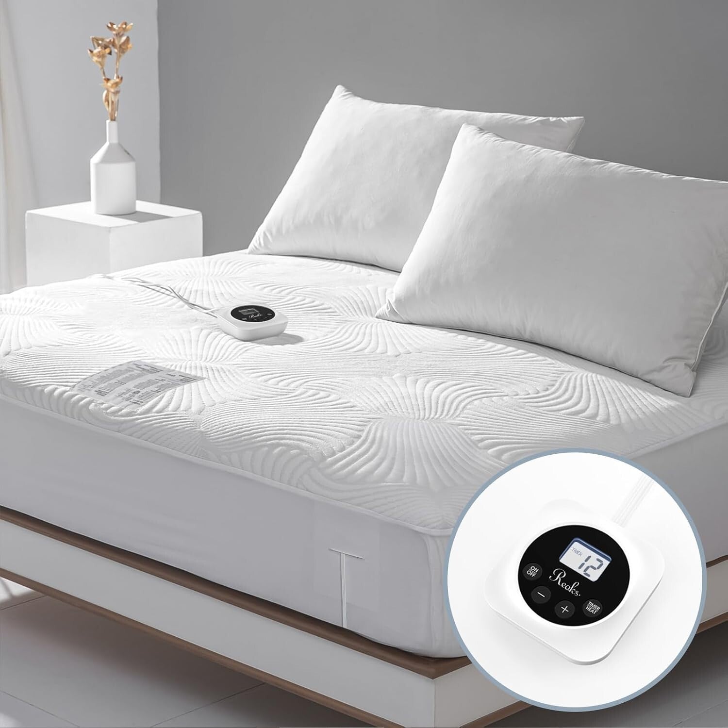 Full Size Electric Heated Mattress Pad - Personalized Warmth, Safety & Comfort