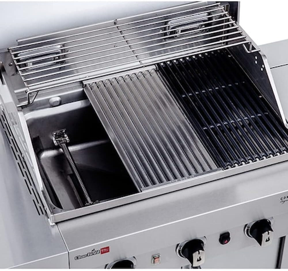 3-Pack Stainless Steel Emitters and Cast Iron Grates for Charbroil TRU Infrared