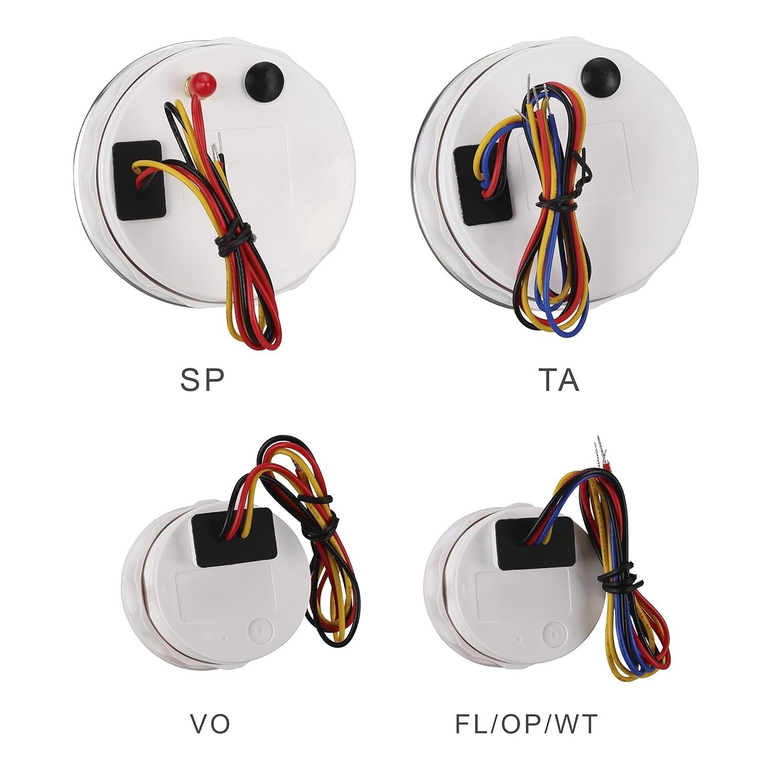 Universal 6 Gauge Monitoring - Speedometer, Tachometer & Sensors for Car & Truck