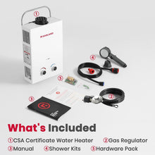Load image into Gallery viewer, Portable Gas Water Heater with Electronic Ignition - Easy Installation &amp; Travel