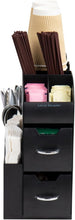 Load image into Gallery viewer, Set of 2 Non-Slip Cup and Condiment Organizers for Modern Countertop Storage