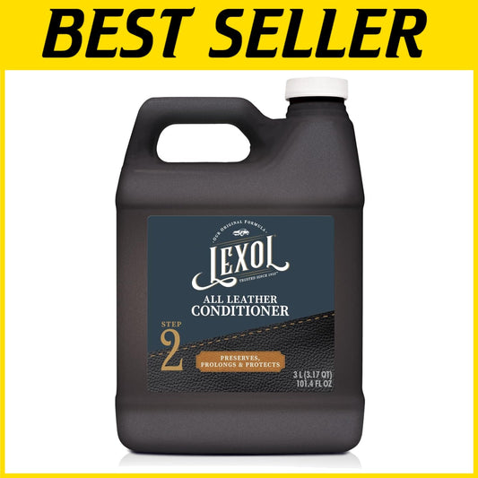 Preserve Your Leather: Unscented Conditioner for Cars, Boots, and Furniture - 3L