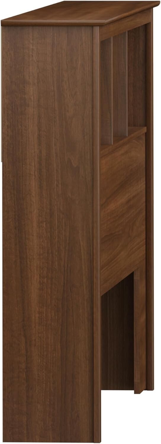 Elegant Cherry Bookcase Headboard for Full/Queen Size Beds - Easy Assembly