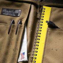Load image into Gallery viewer, 5.5" x 8.5" Cordura Fabric Notebook Cover - Side-Bound Waterproof Organizer