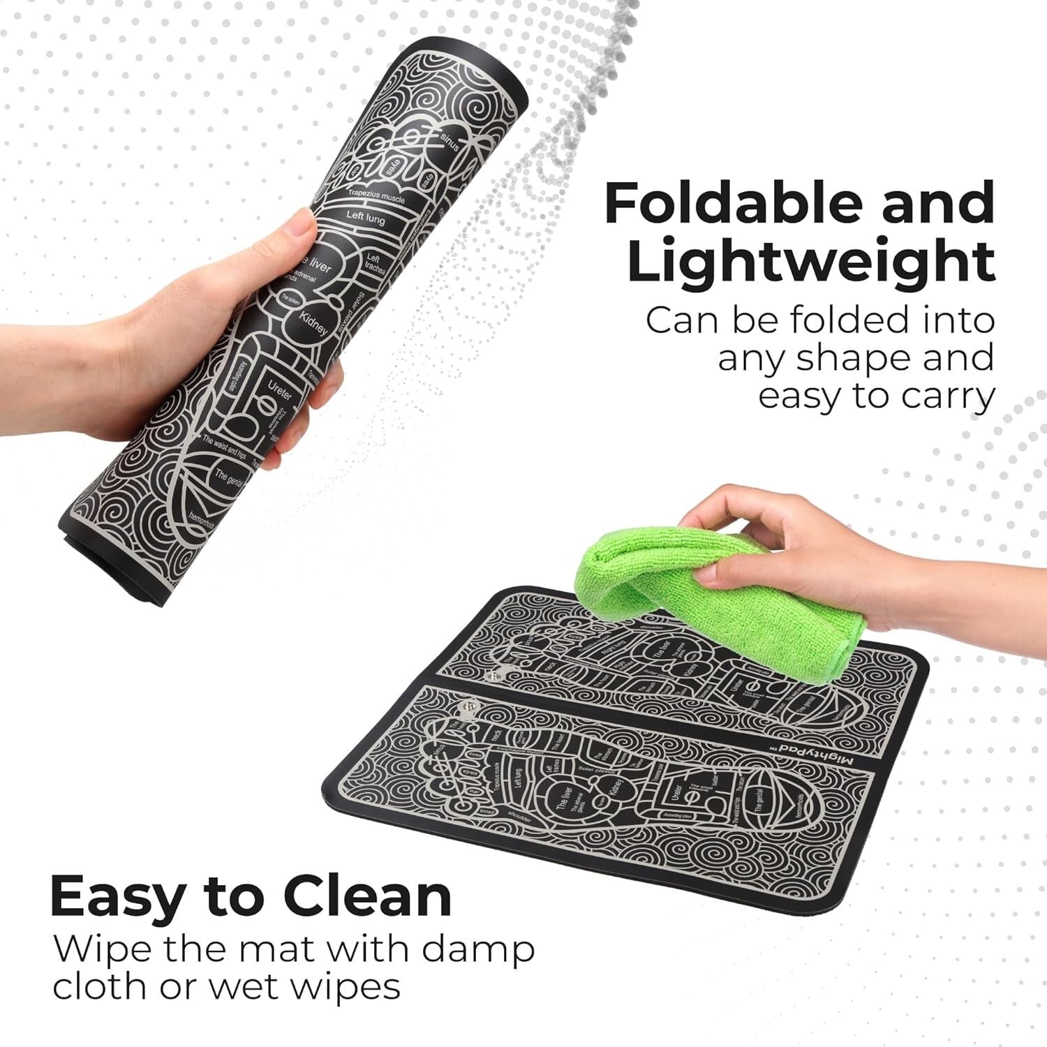 Battery-Powered Foot Massager for Effective Pain Relief and Circulation Boost