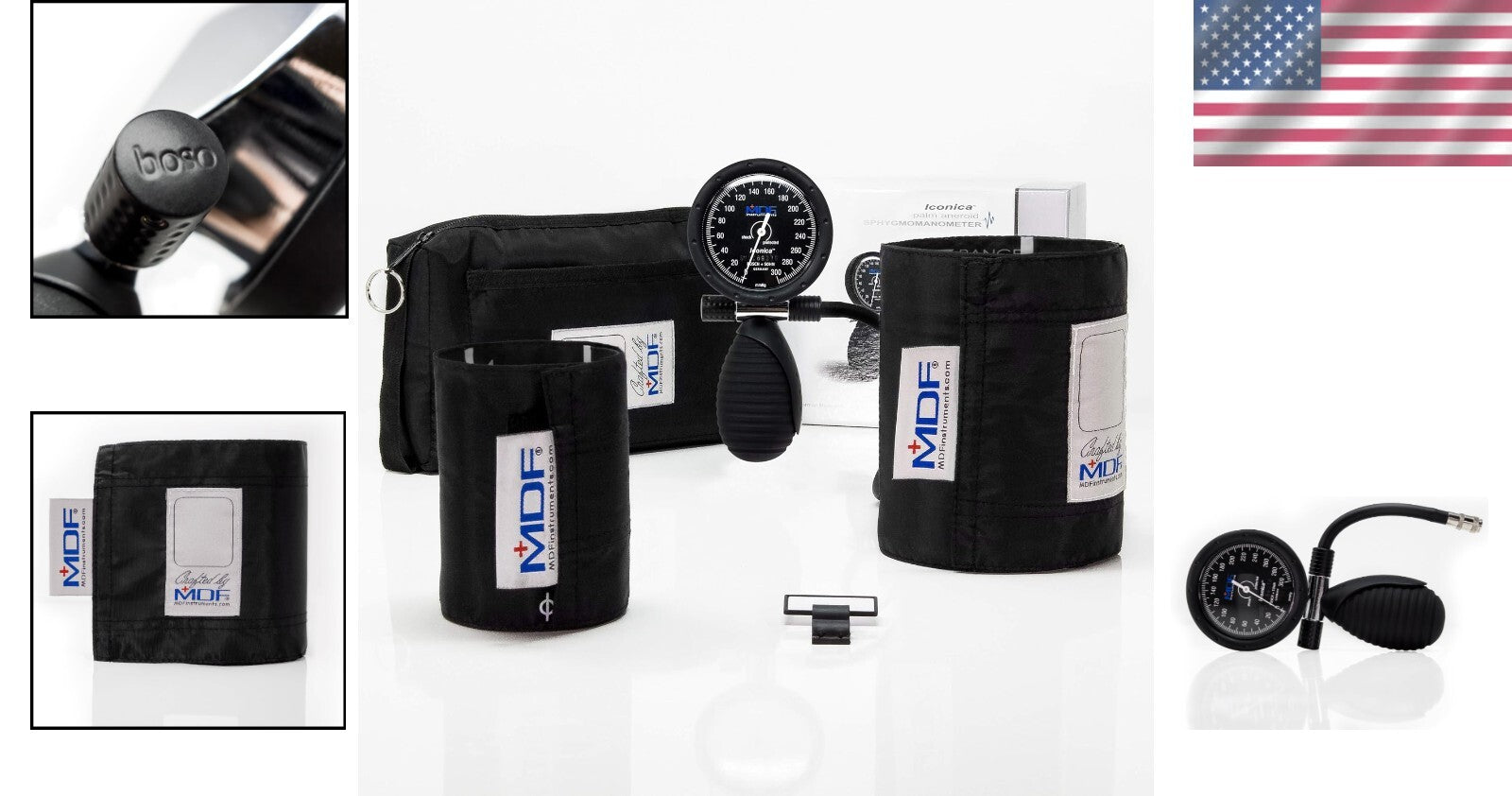 Iconica Professional Blood Pressure Monitor - German Made, Adult & Pediatric ...