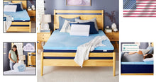 Load image into Gallery viewer, Hypoallergenic Full Size Cooling Gel Mattress Topper - 2-Inch Comfort Boost