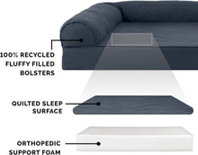 Load image into Gallery viewer, Supportive Quilted Orthopedic Dog Couch for Large Dogs - Machine Washable Cover