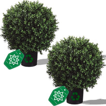 Load image into Gallery viewer, Maintenance-Free Boxwood Topiary Trees - 24" Stylish Decor for Every Space
