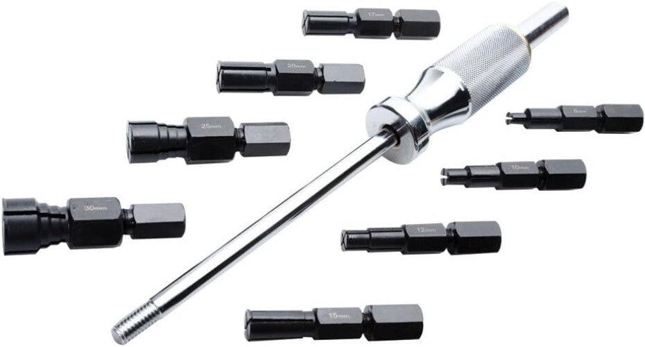 All-in-One Bearing Remover Set - 8 Collets and Slide Hammer for Easy Extraction