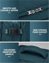 Load image into Gallery viewer, Multi-Compartment Peacock Blue Travel Backpack for Laptop and Gym Essentials