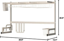 Load image into Gallery viewer, Multi-Purpose Expandable Dish Rack - Customizable Setup for Kitchen Organization