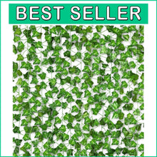 Load image into Gallery viewer, 84 Pack 588Ft UV Resistant Artificial Ivy Garland for Indoor &amp; Outdoor Decor
