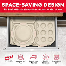 Load image into Gallery viewer, Durable Nonstick Baking Pans - 10-Piece Set for Kitchen and Restaurant Use