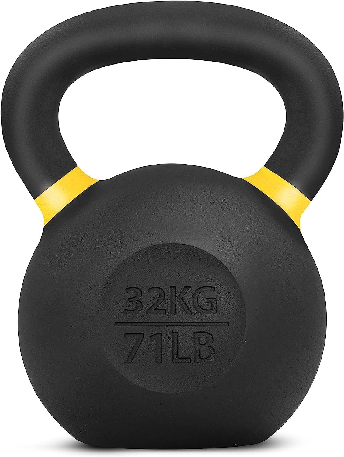 Heavy-Duty Kettlebell with Wide Handle for Strength and Endurance Training