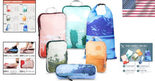 Load image into Gallery viewer, Ultimate Travel Packing Cube Set - Two-Zipper System for Compact Luggage Storage
