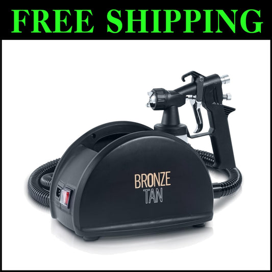 Professional Airbrush Tanning Kit - HVLP Spray Gun with Easy Cleanup & Guidance