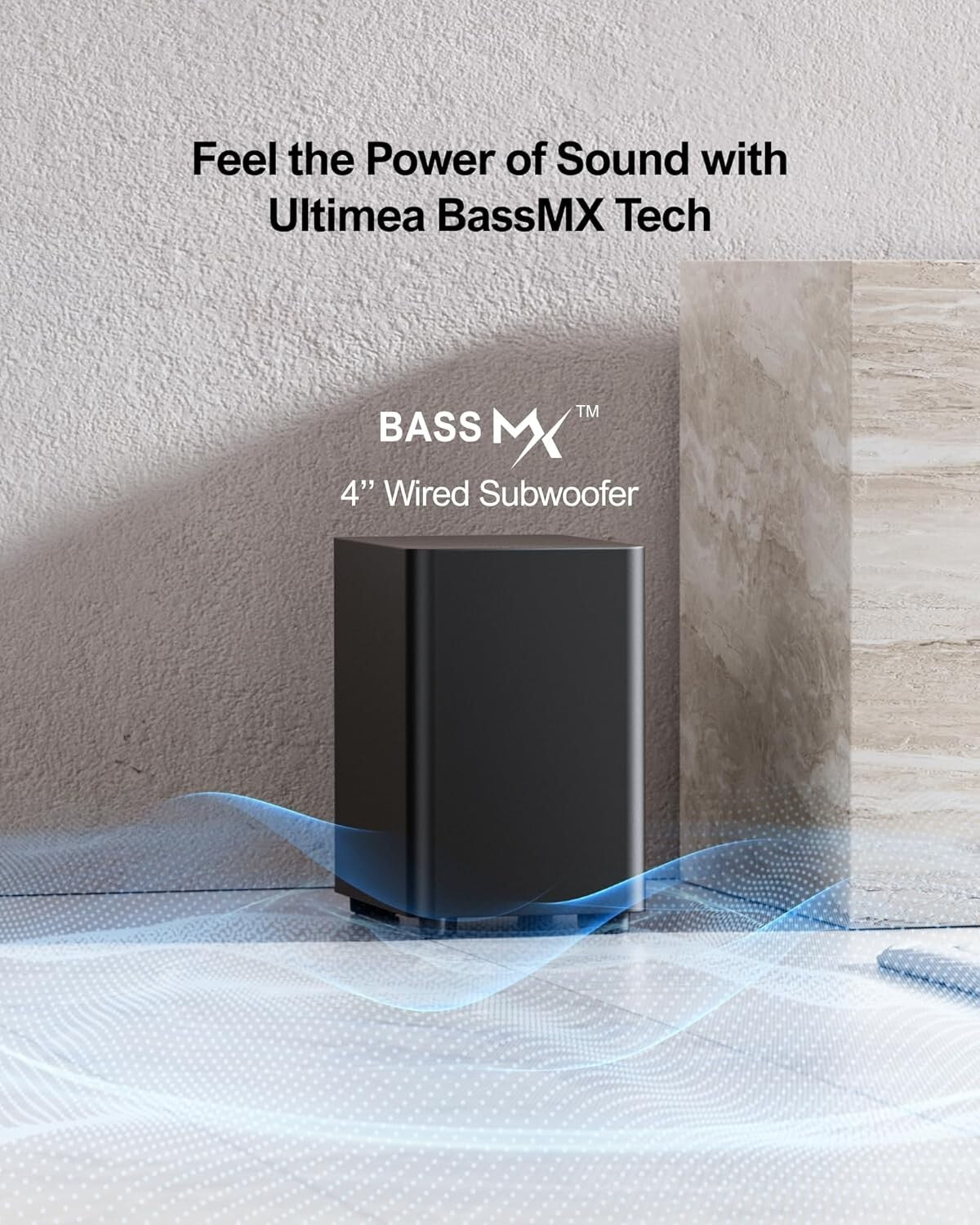 Dolby Atmos 5.1 Surround Sound Bar with Subwoofer & Surround Speakers - Aura ...