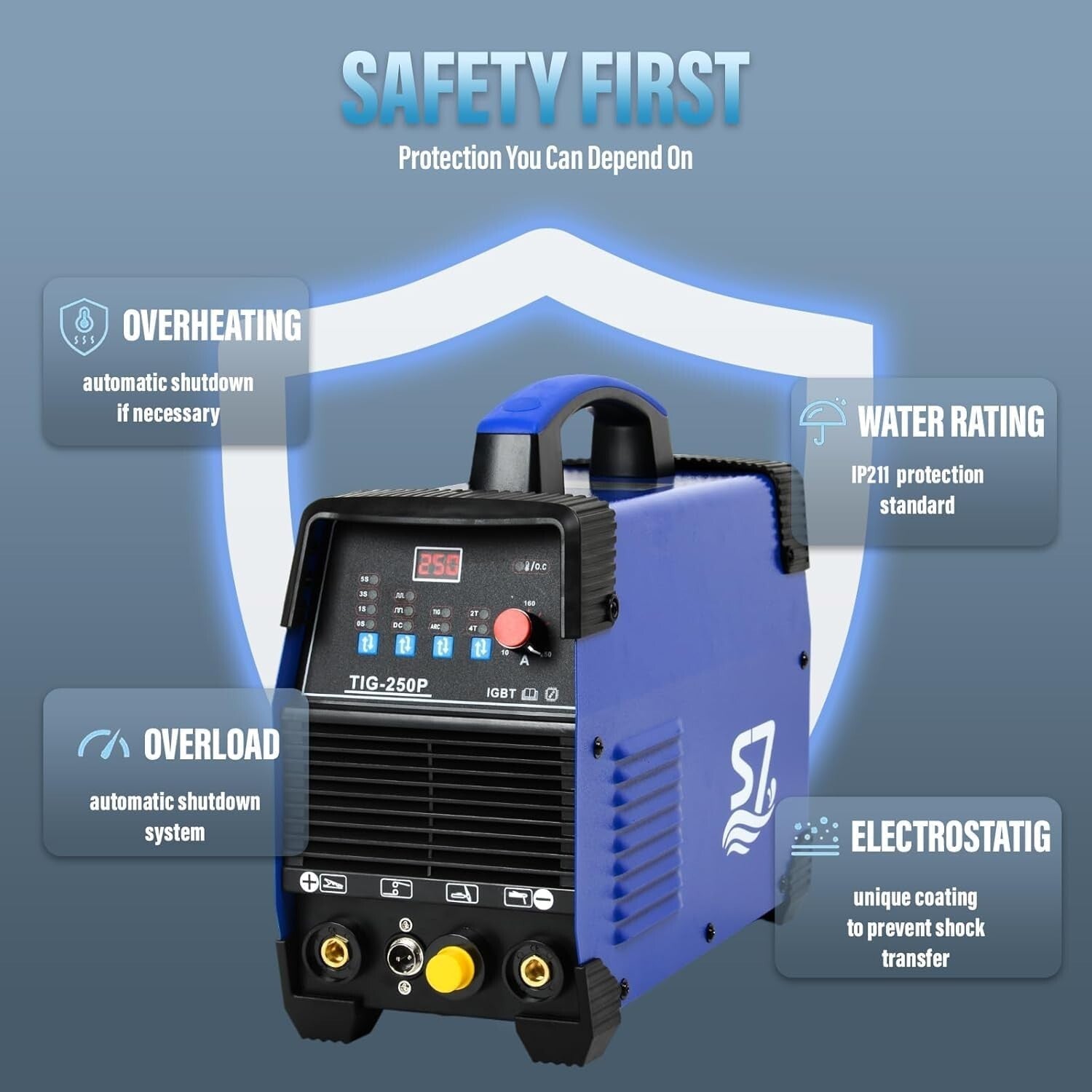 Versatile 3-in-1 TIG Welder for Aluminum, Stainless Steel & More – 110/220V