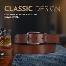 Load image into Gallery viewer, Handmade 1.5" Men's Top-Grain Leather Belt - Perfect Fit for Every Occasion