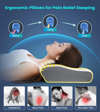 Load image into Gallery viewer, 5X Support Cervical Pillow - Adjustable &amp; Hypoallergenic for All Sleep Positions
