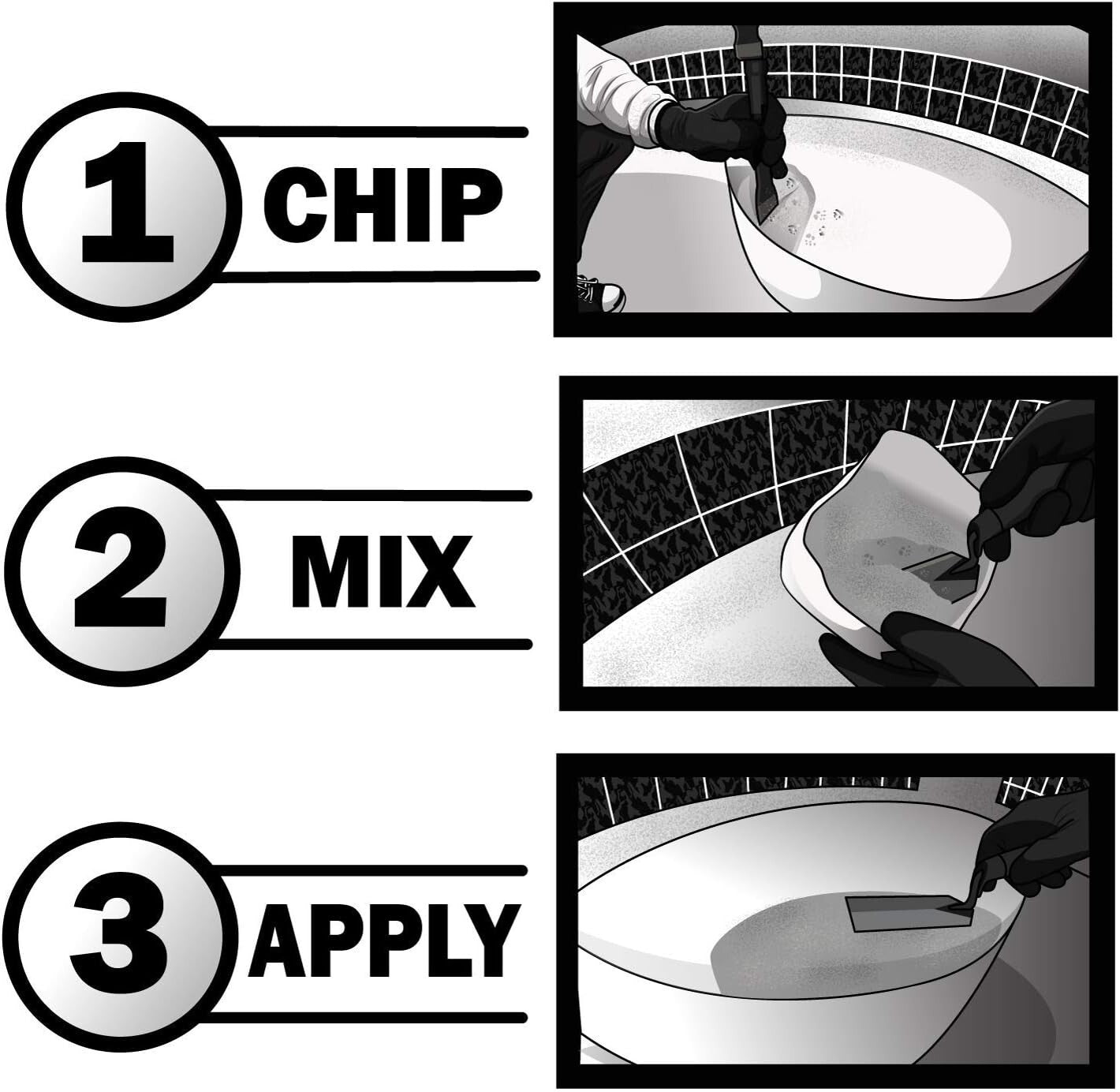 DIY Pool Plaster Repair Kit - Fast-Curing 3lb White Powder for Easy Fixes