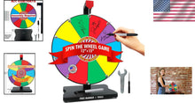 Load image into Gallery viewer, Miniature 12-inch Prize Wheel with Stand - Perfect for Classrooms and Parties