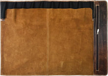 Load image into Gallery viewer, Artisan Crafted Leather Knife Roll with Adjustable Strap &amp; 10 Elastic Pockets