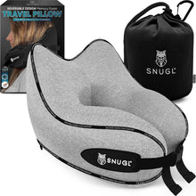 Load image into Gallery viewer, Reversible Airplane Neck Pillow for Comfortable Travel – Includes Carry Clip