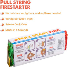 Load image into Gallery viewer, Weatherproof Firestarter - Campfire, Grill &amp; BBQ Tool for All Conditions