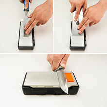 Load image into Gallery viewer, Quick Sharpening with Dual Grit Diamond Stone - No Oil Needed, Portable Design