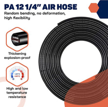 Load image into Gallery viewer, 100 Feet 1/4" Air Line Tubing - Durable Nylon Hose for Extreme Conditions