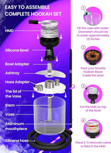 Load image into Gallery viewer, Complete Shisha Hookah Set with Carrying Bag - Perfect for Outdoor Fun &amp; Parties