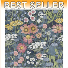 Load image into Gallery viewer, Removable Floral Wall Decor - Daisy Pattern Peel and Stick Wallpaper 48.4sq.ft