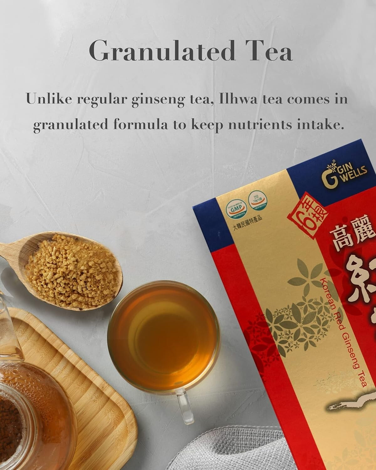 Ultimate Health Elixir: 100 Sachets of Korean 6-Year Red Ginseng Tea - 300g