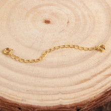 Load image into Gallery viewer, Real Durable 18K Gold Extender Chain - 2 Inch Adjustable with Lobster Clasp
