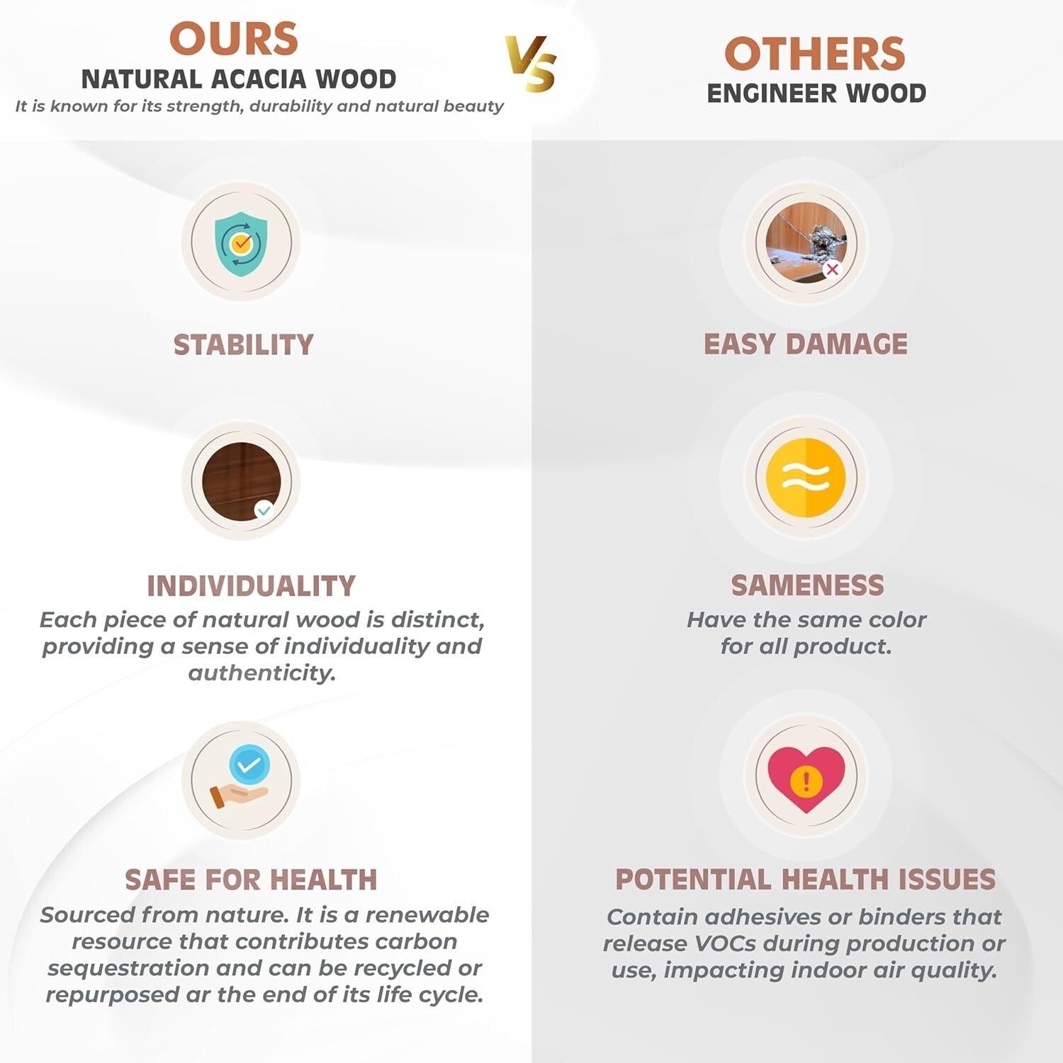 Elegant 2-Tier Wooden Record Player Stand with Anti-Slip Protection - 4 Cabinets