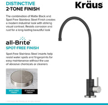 Load image into Gallery viewer, Durable Spot-Free Stainless Steel Drinking Water Faucet - Purita High-Arc Design