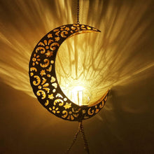 Load image into Gallery viewer, Unique Solar-Powered Moon Wind Chime - Beautiful Outdoor Decor for Any Occasion