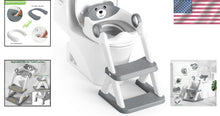 Load image into Gallery viewer, Potty Training Step Stool Seat - Waterproof, Adjustable &amp; Safeguards Sensitivity