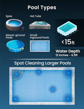 Load image into Gallery viewer, Efficient Handheld Vacuum for Pools - Quiet Operation &amp; Dual Detachable Heads