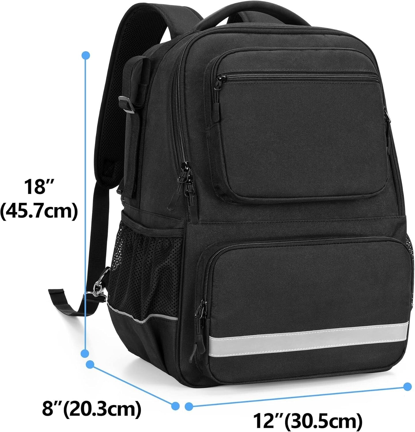 Functional Wheelchair Backpack w/ Insulated Pocket & Adjustable Stability Straps