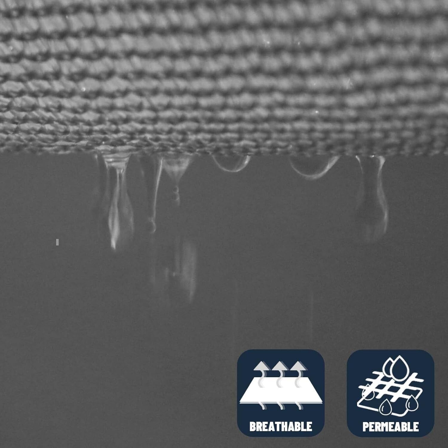 10' X 20' Charcoal Sun Shade Sail - High Density UV Protection for Patio & Deck